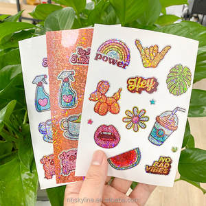 Hojas de Pegatinas Personalizadas de Vinilo Brillante Impermeable y Removible, Impresión de Pegatinas Holográficas Kiss Cut, Proveedores de Pegatinas - Product Image 4