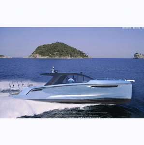 Yate de Lujo de 40 Pies/12.2m de Aleación de Aluminio 5083 con Casco de Aluminio, Motor Fuera de Borda de 2x200HP, Velocidad de 30 Nudos para Pesca - Product Image 2