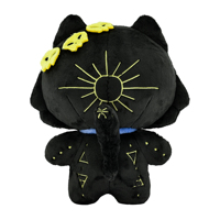 Personnalisé 2025 Halloween Mignon Doux Spécial Peluches Squelette Chat Noir Animal En Peluche Jouets avec PP Coton Remplissage