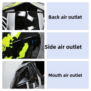 Casque ABS tout-terrain exclusif transfrontalier 1300g, livraison directe, adapté aux vélos électriques/vélos de montagne/<span class=keywords><strong>motos</strong></span>/vélos de descente/quads - Product Image 4