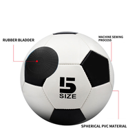 Modèle personnalisé, nouveau n° 5 ballons de football en PU cousus à la machine, de haute qualité, résistants à l'usure, personnalisables