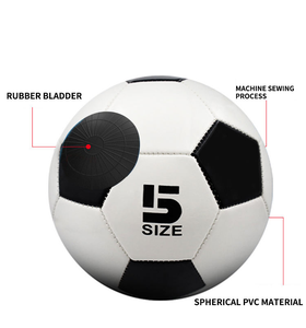 Modèle personnalisé, nouveau n° 5 ballons de football en PU cousus à la machine, de haute qualité, résistants à l'usure, personnalisables - Product Image 2