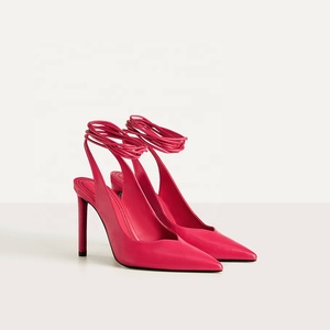V-vamp nuovi arrivi design <span class=keywords><strong>con</strong></span> spalline punta a punta rosso tie up <span class=keywords><strong>scarpe</strong></span> <span class=keywords><strong>con</strong></span> <span class=keywords><strong>tacco</strong></span> <span class=keywords><strong>tacco</strong></span> alto slingback donna décolleté <span class=keywords><strong>scarpe</strong></span> - Product Image 4