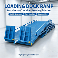 Rampe de chargement hydraulique mobile pour déchargement de conteneurs, rampe de quai pour camion, remorque, entrepôt 10TON 8TON 12TON 15TON