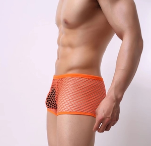 <span class=keywords><strong>Intimo</strong></span> Traspirante da <span class=keywords><strong>Uomo</strong></span> con Rete Grande Sexy <span class=keywords><strong>Trasparente</strong></span> a U Convesso per Nightclub - Product Image 4