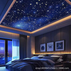 Starry Sky <b>Ceiling</b> <b>Light</b> Led Fiber Optic Recessed Remote Control For Bedroom Living Room <b>Bar</b> Restaurant Club - Product Image 1