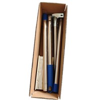 Brosse métallique en acier inoxydable pour terrasse, brosse à béton à poils rigides pour le nettoyage, le frottement et l'élimination des saletés tenaces