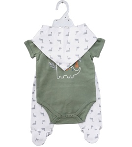 2023 nuovi articoli per bambini <span class=keywords><strong>pigiama</strong></span> per bambini carino manica corta con orecchie 3D cappello set di abbigliamento per bambini 3 <span class=keywords><strong>in</strong></span> uno - Product Image 4