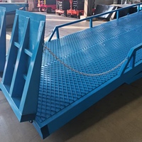 8-15ton Portable Hydraulique Mobile Yard Rampe Conteneur Chariot Élévateur Rampe De Quai De Chargement Pour Camions
