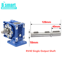 BringSmart 5M60GN-RV40-2 220V AC Moteur 60w Moteur électrique à basse vitesse Réducteur à vis sans fin Moteur à couple élevé à faible bruit