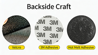 Écussons thermocollants en PVC avec logo en silicone caoutchouté personnalisé en usine, étiquettes auto-agrippantes pour vêtements et chapeaux