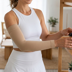 Manicotti a Compressione per Linfedema da Donna, Supporto Completo per il <span class=keywords><strong>Braccio</strong></span> per Alleviare il <span class=keywords><strong>Gonfiore</strong></span>, Migliorare la Circolazione, Manicotto Unisex - Product Image 3