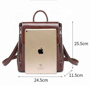 New Hip Hop Style Women Shoulder Bags <b>Ladies</b> Fashion Leather <b>Backpack</b> for Hiking - Product Image 6