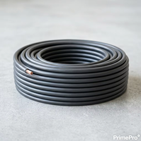 Kabel Daya Tembaga Padat Inti Tunggal Industrial H05VU 0.5mm2 12A Berinsulasi PVC IP20 300/500V Tahan Api