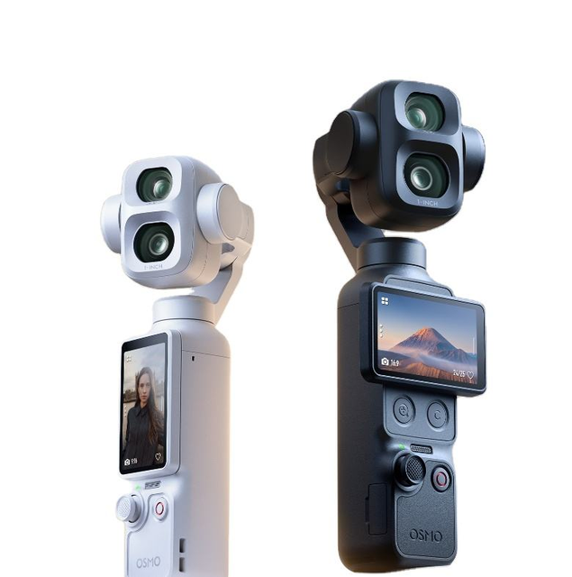 New DJ Osmo Pocket 4P Dual Lens Handheld Gimbal Camera with Touchscreen AI Tracking for Vlogging