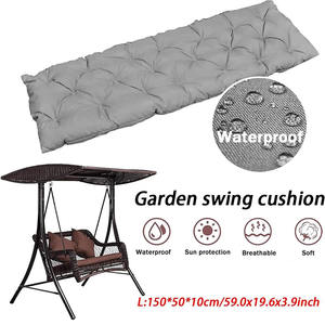 Usine directement banc balançoire <span class=keywords><strong>coussin</strong></span> siège épais extérieur jardin <span class=keywords><strong>dossier</strong></span> imperméable <span class=keywords><strong>coussin</strong></span> en gros extérieur coussins imperméable à l'eau - Product Image 3