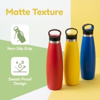 Botella de Agua Deportiva de Acero Inoxidable con Aislamiento al Vacío de Doble Pared, Libre de BPA, No Tóxica, a Prueba de Fugas, de Gran Capacidad, con Logotipo Personalizado
