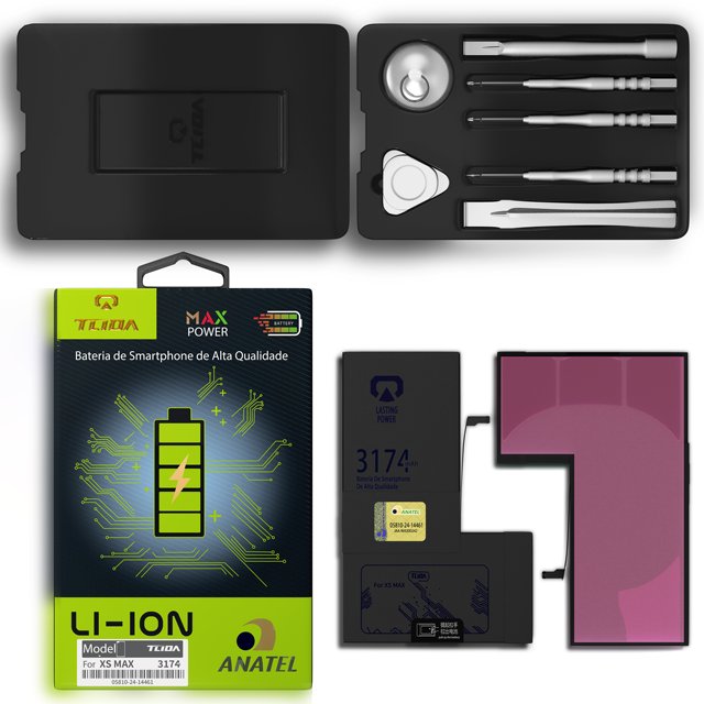 TLIDA Factory's New Upgrade 3.85V Battery for XS MAX-100% Health Popup Repair 3A Quality Replacement Compatible in Stock