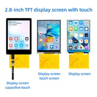 QTSS 2,8 Zoll IPS TFT LCD Display Modul 240x320 ILI9341V MCU mit RTP CTP 450cd/m Helligkeit Werkslieferung