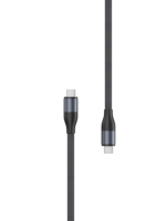 Cable de Datos USB Tipo-C a USB 2.0 de 1M, Cobre Puro y Trenzado de Nailon, Carga Rápida de 6A para Teléfonos Móviles