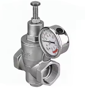 Furui thép không gỉ Hướng dẫn sử dụng 1/2 "-2" Piston loại điều chỉnh áp lực nước giảm van - Product Image 3