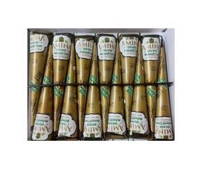 Cono de Mehndi Dorado Profesional, Fácil de Aplicar, Acabado Brillante, Arte Corporal Temporal para Mehndi Nupcial y Eventos Especiales - Product Image 3