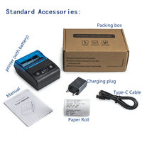 Günstiger Thermodrucker Mini Tragbarer Taschen-Thermodrucker 58mm für Mobiltelefone BT-582