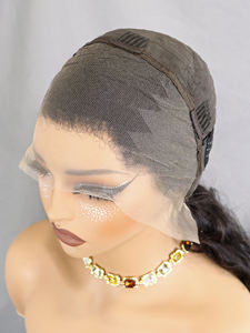 Pelucas <span class=keywords><strong>de</strong></span> <span class=keywords><strong>Cabello</strong></span> Humano con Ondas Sueltas y Encaje Frontal Transparente HD, sin Pegamento, con <span class=keywords><strong>Cabello</strong></span> <span class=keywords><strong>de</strong></span> Bebé - Venta Flash - Mona Hair - Product Image 4