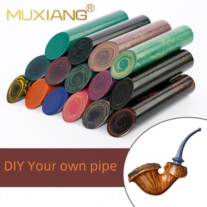 Vástago de tabaco de pipa DIY, varilla <span class=keywords><strong>Cumberland</strong></span>, dimensión personalizada, varilla de ebonita cruda de diferentes colores - Product Image 1