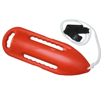 Sécurité de l'eau Bouée de natation flottante en plastique Torpedo Bouée de sauvetage Canette de sauvetage