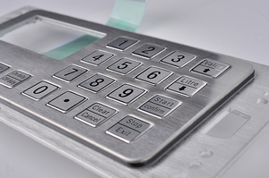 20 phím USB số kim loại bàn phím cho kiosk hoặc máy ATM - Product Image 3