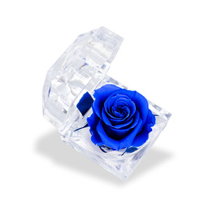 Collier avec pendentif rose en acrylique transparent, romantique et créatif pour la Saint-Valentin, boîte à bijoux rose, idéal pour la fête des mères - Product Image 5