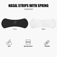 Bande adhésive nasale CE IOS, sans latex, hypoallergénique, faible sensibilité, respirante, en tissu non tissé, anti-ronflement