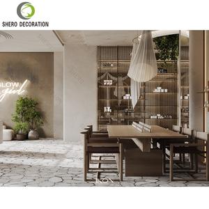 Salons de coiffure de luxe, design d'intérieur, ensemble de meubles personnalisés pour zone spa, vitrine durable pour salon de beauté avec décoration murale d'images - Product Image 2