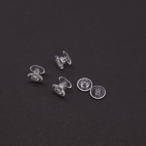 Vente en gros de boutons-pression transparents en PC à deux parties, clips de fixation transparents - Product Image 3