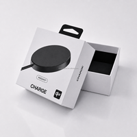 Preço de Atacado: Caixa Rígida de Duas Peças (Topo e Base) com Cabide – Embalagem Premium para Carregador de Celular, Suporte de Celular e Eletrônicos