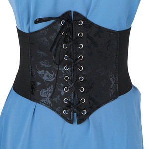 <span class=keywords><strong>Ceinture</strong></span> corset papillon à lacets Ceintures attachées extensibles <span class=keywords><strong>Ceinture</strong></span> <span class=keywords><strong>large</strong></span> élastique pour robe d'Halloween <span class=keywords><strong>Ceinture</strong></span> cintrée pour femmes - Product Image 2