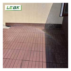 Bán buôn bên ngoài uv-kháng chống trượt <span class=keywords><strong>DIY</strong></span> lồng vào nhau sàn gạch WPC Composite decking Terrace gạch lát sàn 12 "x 12" - Product Image 2