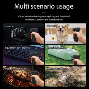 พัดลมเป่าลมแรงสูงรุ่นใหม่ พัดลมดูดฝุ่นความเร็วสูง พัดลมเทอร์โบจิ๋ว 110000 รอบต่อนาที พัดลมแรงดันสูง มอเตอร์ไร้แปรงถ่านประสิทธิภาพสูง - Product Image 5