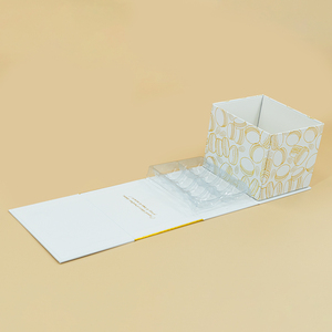 Customized Packaging and Logo Printing Biscuit Dessert Macaron Collapse Box Supplier Thick Cardboard Boxes for Macarons - Product Image 5