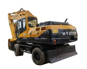 รถขุดเกาหลีมือสอง Hyundai210w-9 ขนาด 21 ตัน สำหรับขาย / รถขุดล้อยางมือสอง Hyundai 210w-9 - Product Image 1
