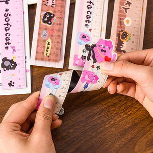 Sofocat Magnetic Ruler <b>Bookmark</b> 15cm Plastic Student Drawing Tool Creative Stationery <b>Gift</b> - Product Image 4