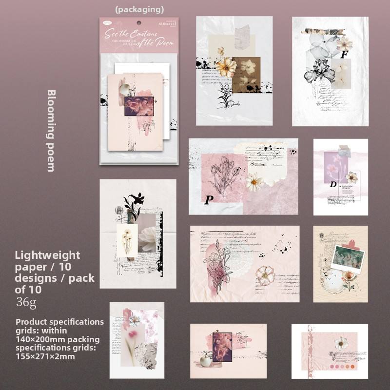 B Poetry in Full Bloom pink