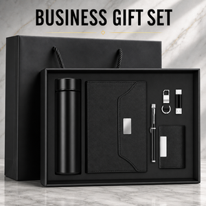 Set Regalo Innovativo con Taccuino, Penna, Tazza Termica, Porta Biglietti da Visita, Chiavetta USB e Portachiavi <span class=keywords><strong>per</strong></span> la Festa del Papà/Nuovo Anno - Product Image 1