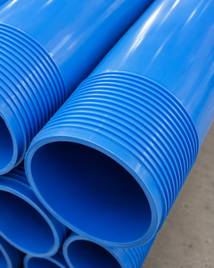 Tubería Redonda de PVC Azul de 3 Pulgadas de Diámetro Interior y 4 Pulgadas de Diámetro Exterior, Anticorrosiva, para Riego, Servicio de Corte Disponible - Product Image 1