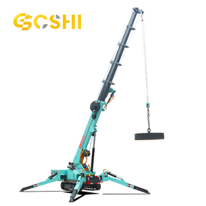 Mini Grúa Araña Compacta de 3 Toneladas, 5 Toneladas, 8 Toneladas, 10 Toneladas, 360 Grados °   Grúa Araña Hidráulica Telescópica de 15m con Pluma Extensible - Product Image 4