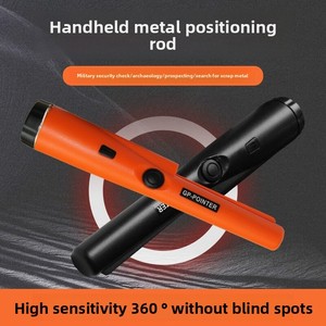 Détecteur de métaux portatif pour la prospection archéologique en extérieur avec indicateur LED, sensibilité de 20 pouces, puissance de 10 W, haute précision - Product Image 4