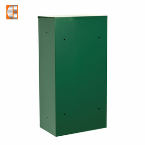 Cassetta Postale Esterna in Acciaio Zincato, Grande Cassetta per Pacchi, Cassetta Postale per Appartamenti con Supporto, Cassetta Postale Chiudibile a Chiave, Capacità 38L per Consegna Pacchi - Product Image 3