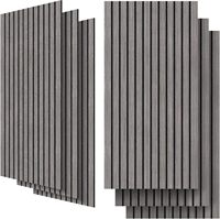 Panneaux muraux acoustiques à lattes de placage de bois Spesonic pour la décoration intérieure des murs et des plafonds
