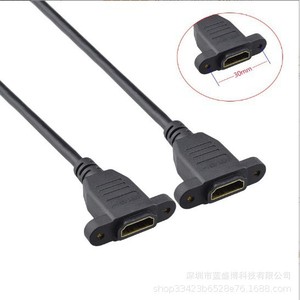 <b>Micro</b> Usb 5p Female With Screw Hole Adapter <b>Extension</b> Cable For Panel Mounting - Product Image 5